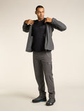 Men’s Merino 150 Tech Lite Short Sleeve T-Shirt Single Line Camp Black - 4