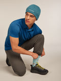 Men’s Merino Lifestyle Ultralight Crew Socks Camp Essentials Hydro/Trail - 1