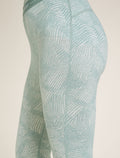 Women’s Merino 260 Vertex Thermal Leggings Frozen Forms Moss/Snow - 5