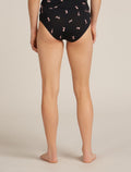 Women’s Merino 150 Siren Hipkini Snow Day Black/Acid Pink - 2