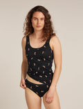 Women’s Merino 150 Siren Hipkini Snow Day Black/Acid Pink - 6