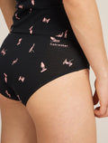 Women’s Merino 150 Siren Hipkini Snow Day Black/Acid Pink - 7