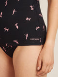 Women’s Merino 150 Siren Tank Snow Day Black/Acid Pink - 7