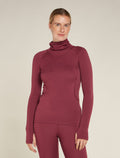 Women’s 300 MerinoFine™ Polar Long Sleeve Roll Neck Thermal Top Port - 1
