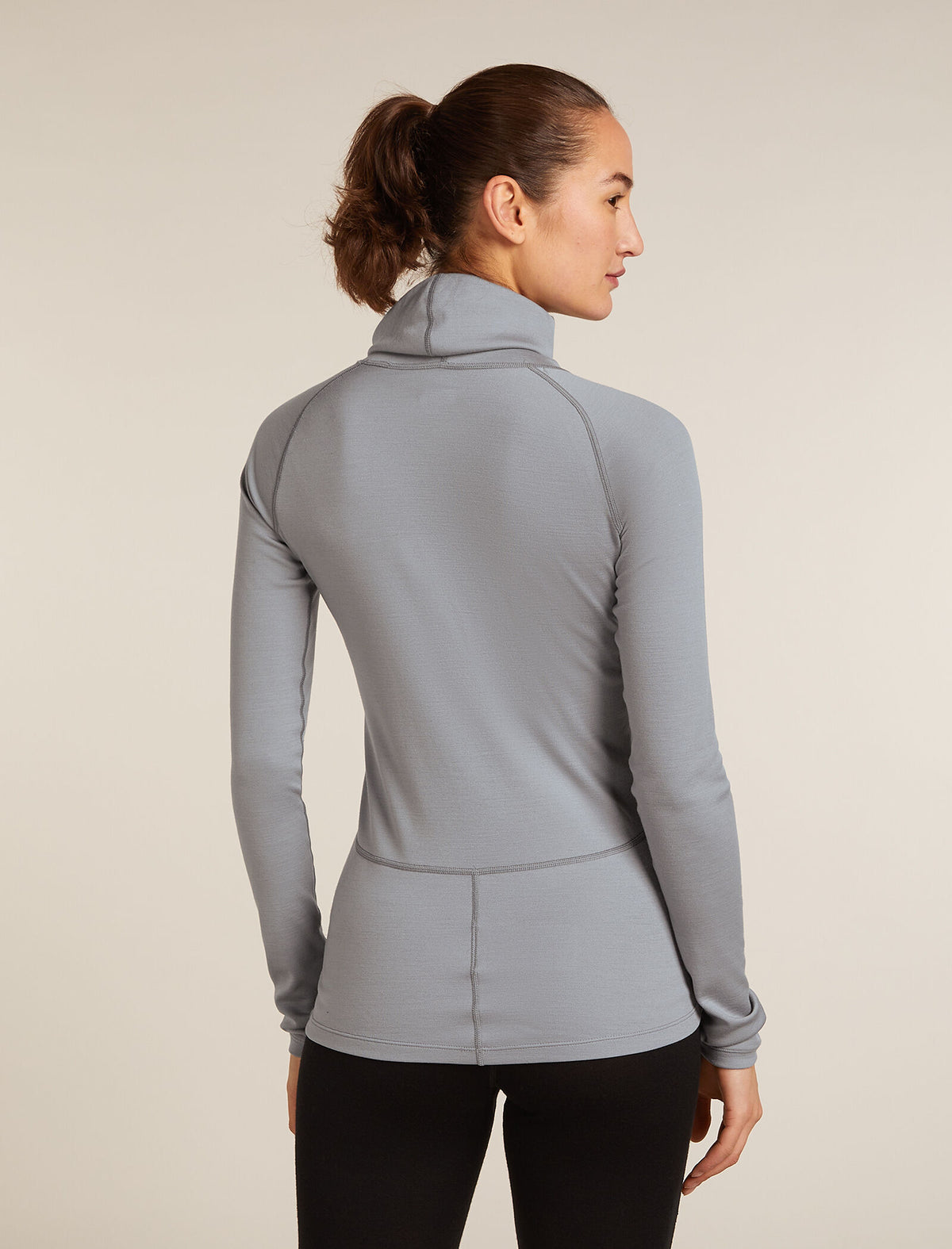 Women’s 300 MerinoFine™ Polar Long Sleeve Roll Neck Thermal Top Alloy - 2