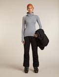 Women’s 300 MerinoFine™ Polar Long Sleeve Roll Neck Thermal Top Alloy - 4