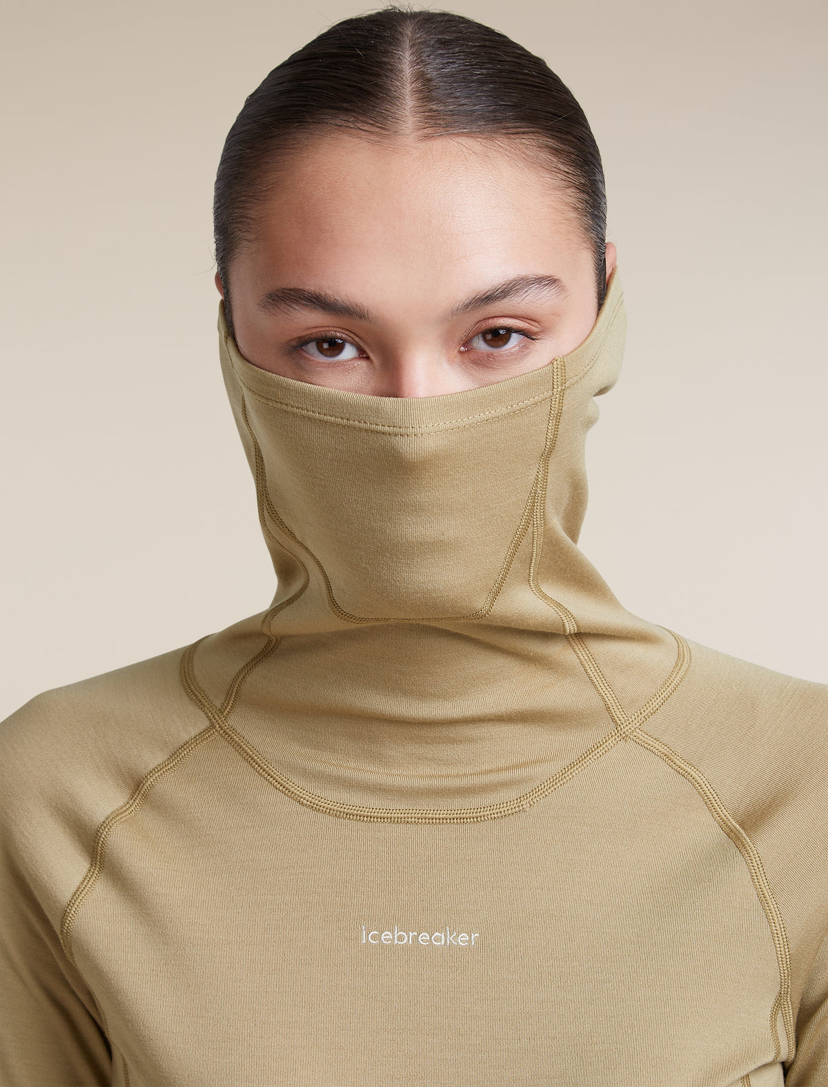Women's 300 MerinoFine™  Polar Long Sleeve Roll Neck Cumin - 7