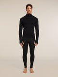 Men’s 300 MerinoFine™ Polar Long Sleeve Roll Neck Thermal Top Black - 3