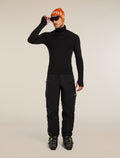 Men’s 300 MerinoFine™ Polar Long Sleeve Roll Neck Thermal Top Black - 4