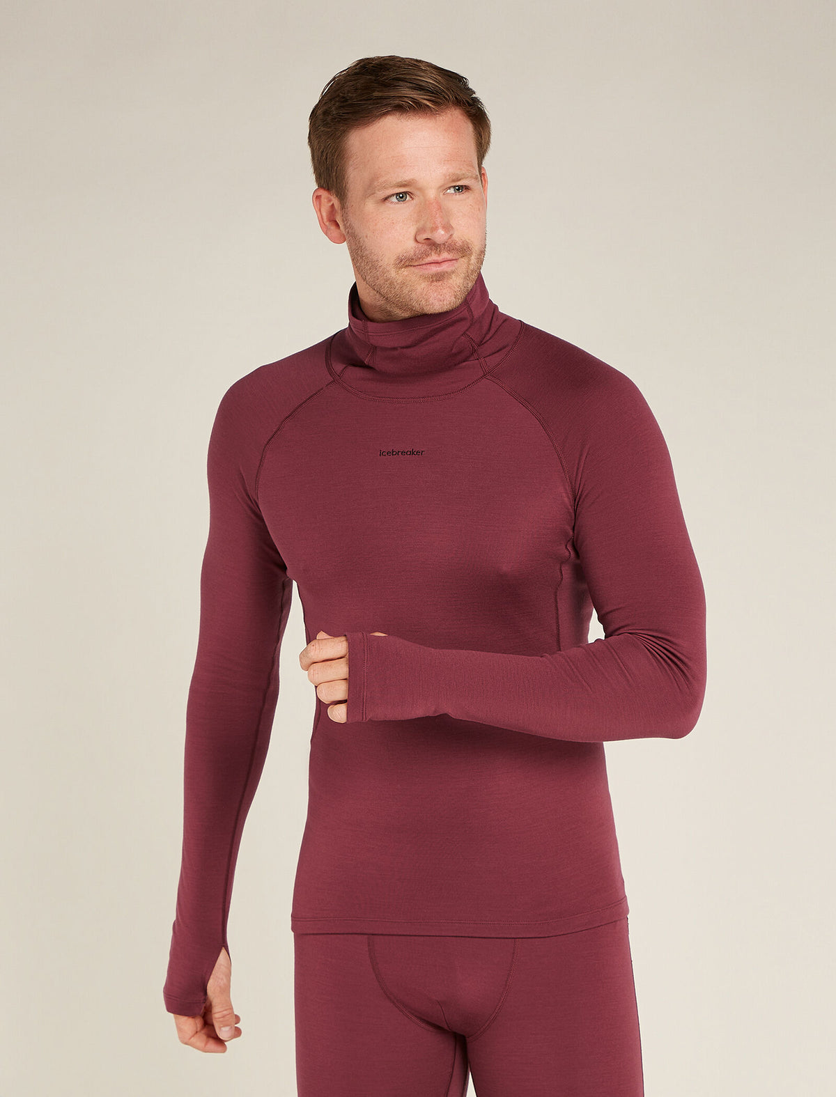 Men’s 300 MerinoFine™ Polar Long Sleeve Roll Neck Thermal Top Port - 1