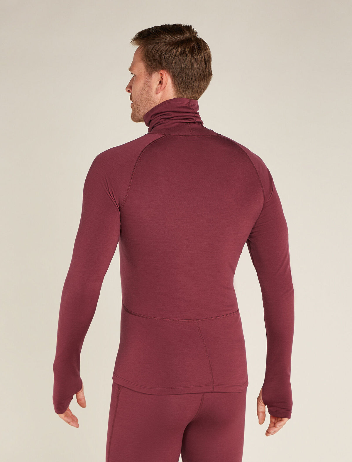 Men’s 300 MerinoFine™ Polar Long Sleeve Roll Neck Thermal Top Port - 2