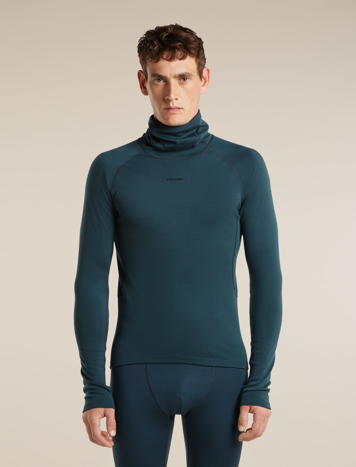 Men's 300 MerinoFine™  Polar Long Sleeve Roll Neck Abyss - 1