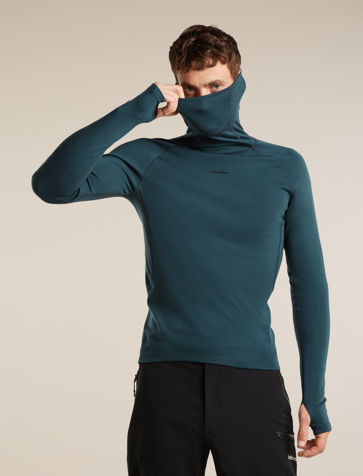 Men's 300 MerinoFine™  Polar Long Sleeve Roll Neck Abyss - 9