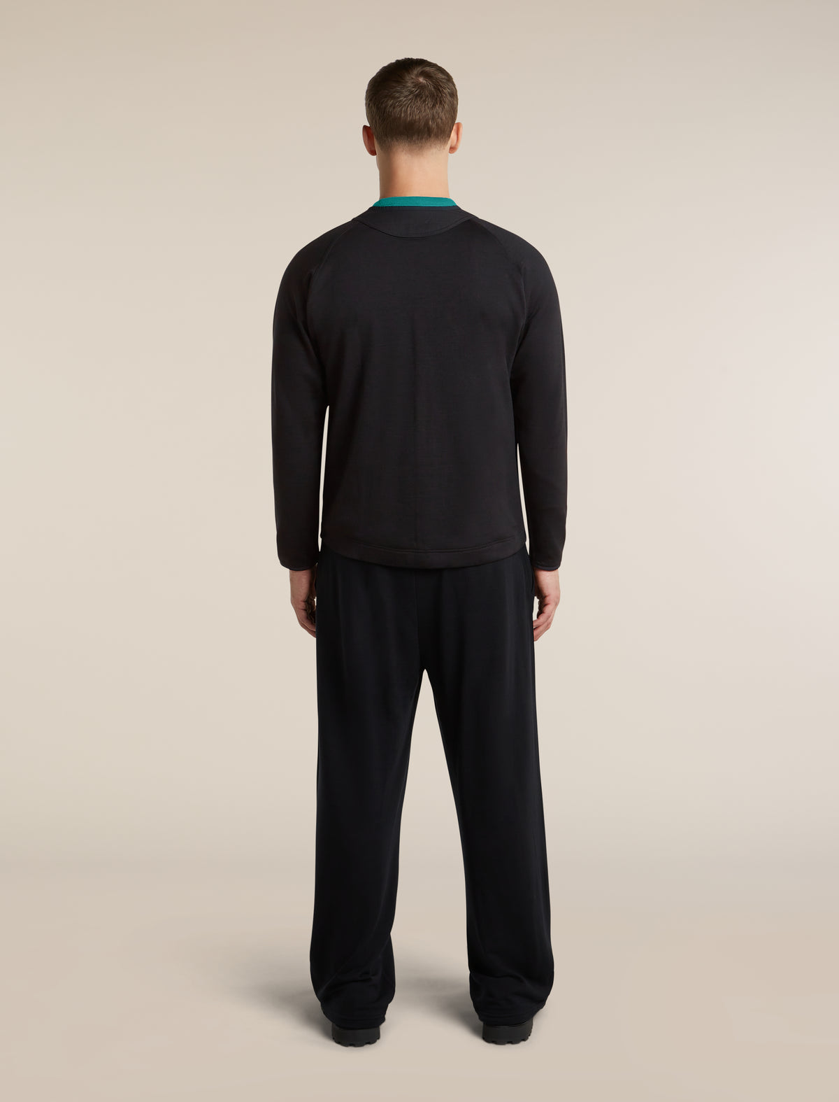 Unisex Merino Mountain Sport Cardigan Black - 11