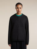 Unisex Merino Mountain Sport Cardigan Black - 2