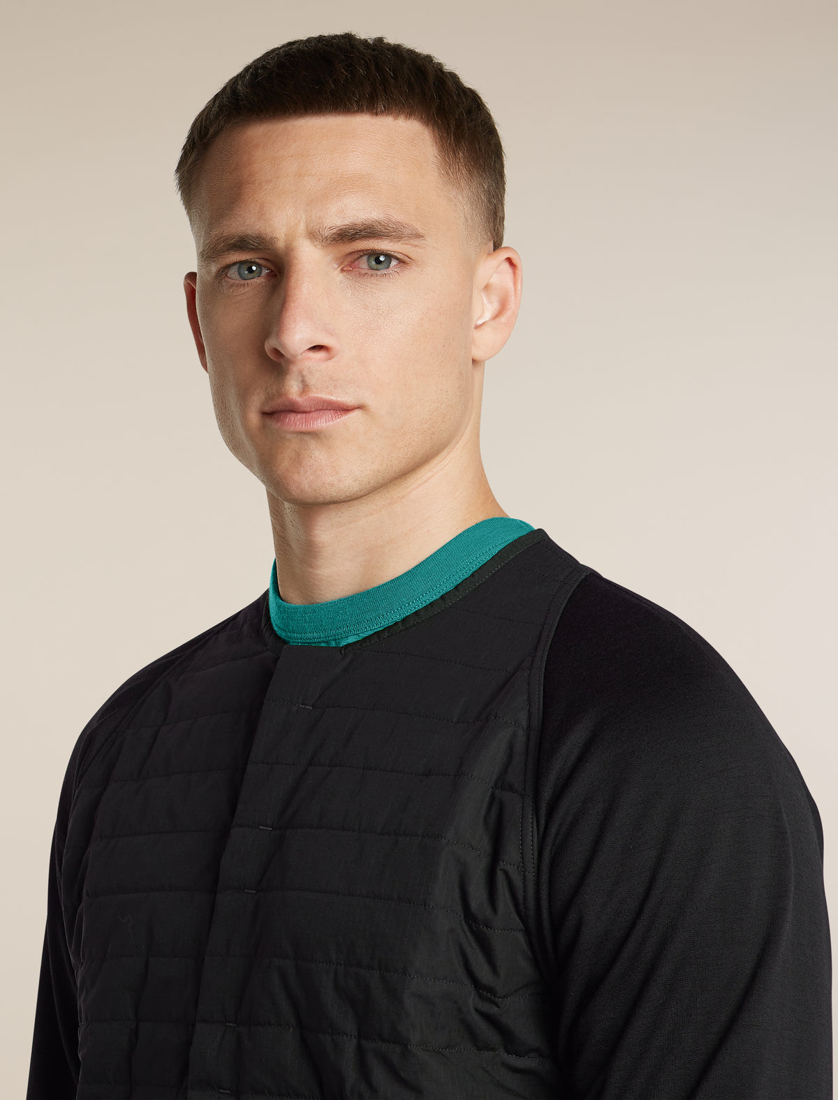 Unisex Merino Mountain Sport Cardigan Black - 13