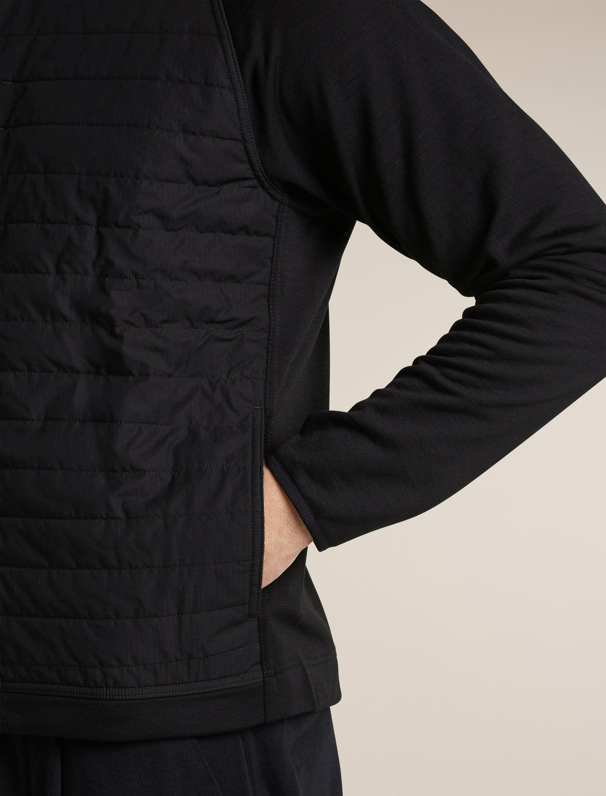 Unisex Merino Mountain Sport Cardigan Black - 14