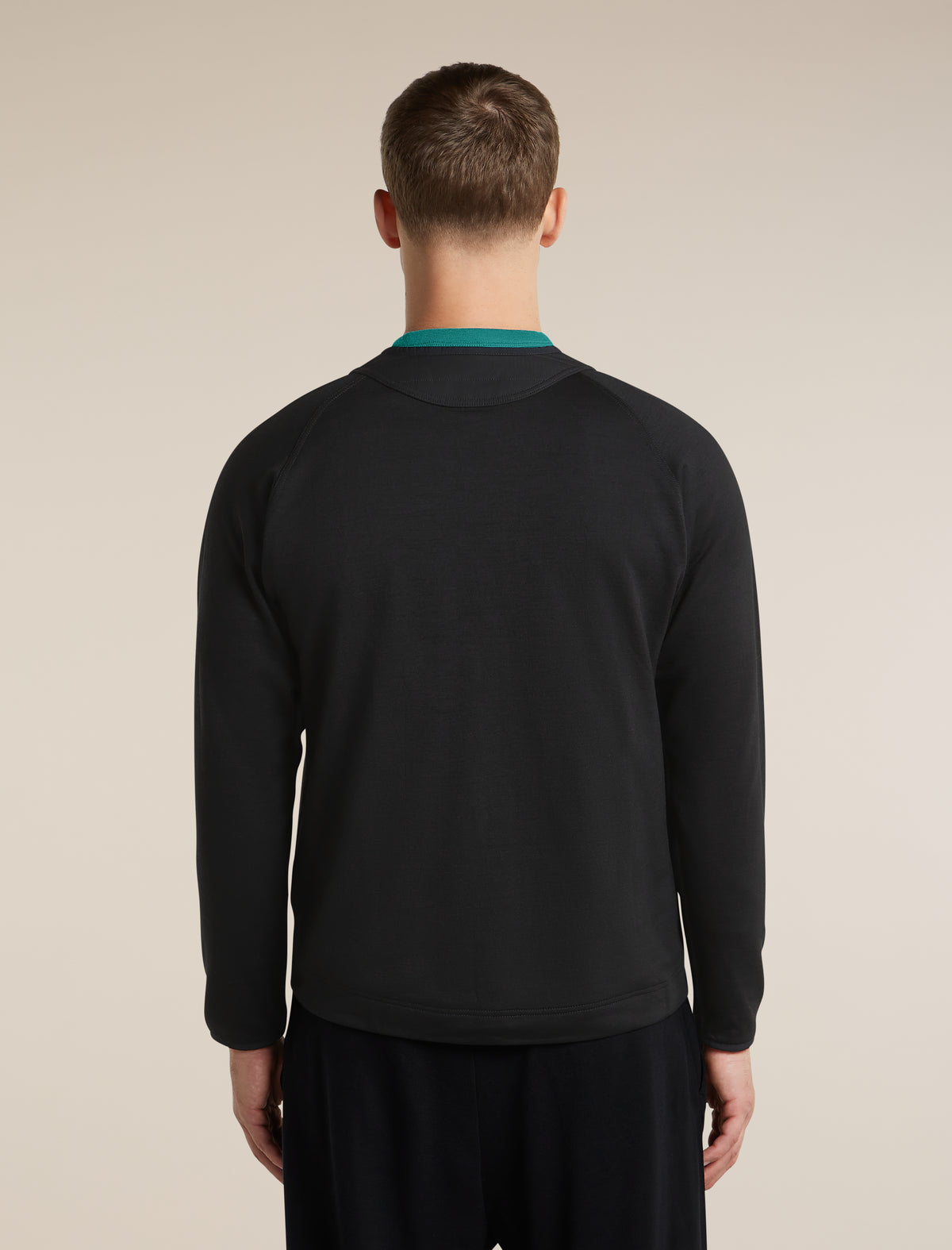 Unisex Merino Mountain Sport Cardigan Black - 3