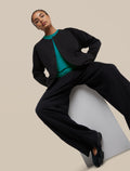 Unisex Merino Mountain Sport Cardigan Black - 18