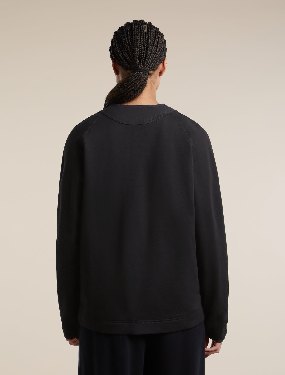Unisex Merino Mountain Sport Cardigan Black - 4