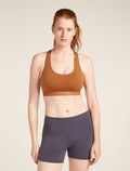 Women’s Merino Blend 125 ZoneKnit™ Racerback Bra Dusty clay/carob - 1