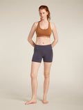 Women’s Merino Blend 125 ZoneKnit™ Racerback Bra Dusty clay/carob - 3