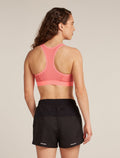 Women’s Merino Blend 125 ZoneKnit™ Racerback Bra Acid pink - 2