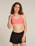 Women’s Merino Blend 125 ZoneKnit™ Racerback Bra Acid pink - 6