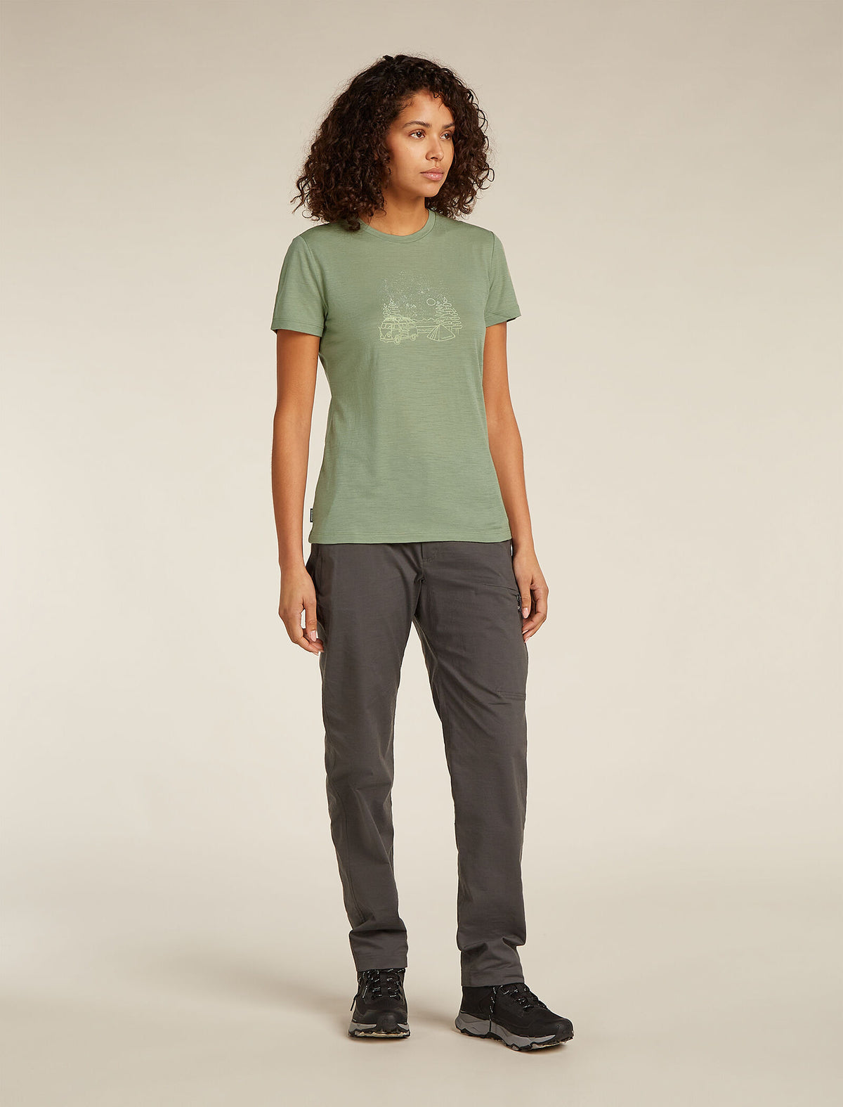 Women’s Merino 150 Tech Lite III T-Shirt Van Camp Oil/Black/Silver - 3