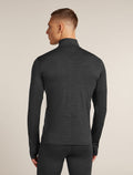 200 MerinoFine™ Ace Long Sleeve Half Zip Thermal Top Jet hthr - 2