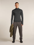 200 MerinoFine™ Ace Long Sleeve Half Zip Thermal Top Jet hthr - 4