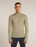 200 MerinoFine™ Ace Long Sleeve Half Zip Thermal Top Flagstone - 1