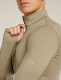200 MerinoFine™ Ace Long Sleeve Half Zip Thermal Top Flagstone - 6
