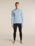 Men's 200 MerinoFine™  Ace Long Sleeve Thermal Half Zip Zinc Blue - 3