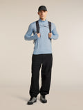 Men's 200 MerinoFine™  Ace Long Sleeve Thermal Half Zip Zinc Blue - 4