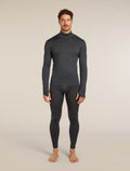 200 MerinoFine™ Ace Thermal Leggings Jet hthr - 3