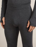 200 MerinoFine™ Ace Thermal Leggings Jet hthr - 5