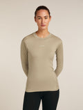 200 MerinoFine™ Ace Long Sleeve Mock Neck Thermal Top Flagstone - 1