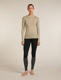 200 MerinoFine™ Ace Long Sleeve Mock Neck Thermal Top Flagstone - 3
