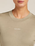 200 MerinoFine™ Ace Long Sleeve Mock Neck Thermal Top Flagstone - 5