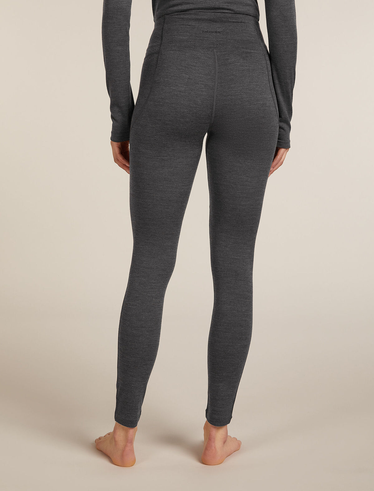 200 MerinoFine™ Ace Thermal Leggings Jet hthr - 2