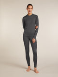 200 MerinoFine™ Ace Thermal Leggings Jet hthr - 3