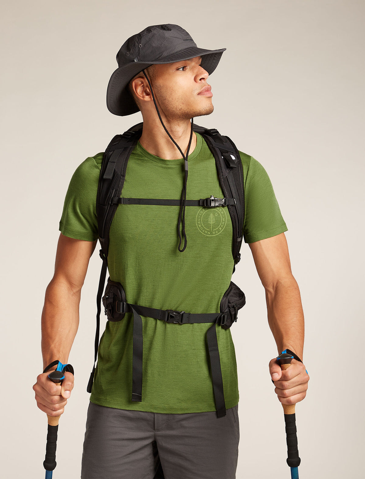 Men’s Merino 150 Tech Lite Short Sleeve T-Shirt Hike Naturally Sphagnum - 4