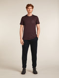 Men’s Merino 150 Tech Lite Short Sleeve T-Shirt Hike Naturally Java - 3