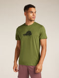 Men’s Merino 150 Tech Lite Short Sleeve T-Shirt Cosy Camper Sphagnum - 1