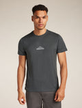 Men’s Merino 150 Tech Lite Short Sleeve T-Shirt Road To Cook Obsidian - 1