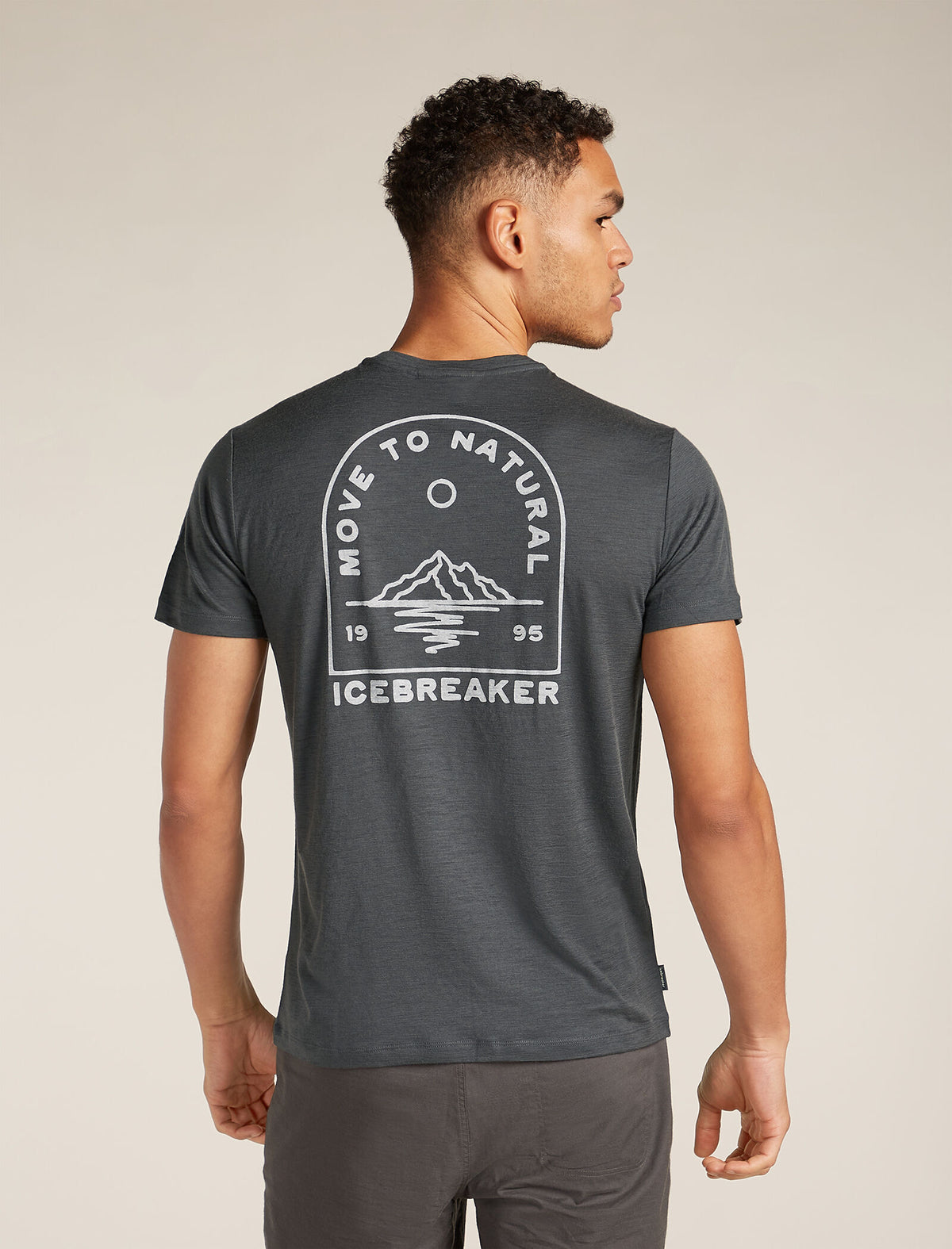 Men’s Merino 150 Tech Lite Short Sleeve T-Shirt Road To Cook Obsidian - 2