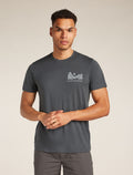 Men’s Merino 150 Tech Lite Short Sleeve T-Shirt Southern Shapes Obsidian - 1