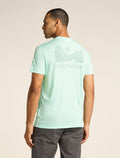 Men’s Merino 150 Tech Lite Short Sleeve T-Shirt Southern Shapes Mint - 3