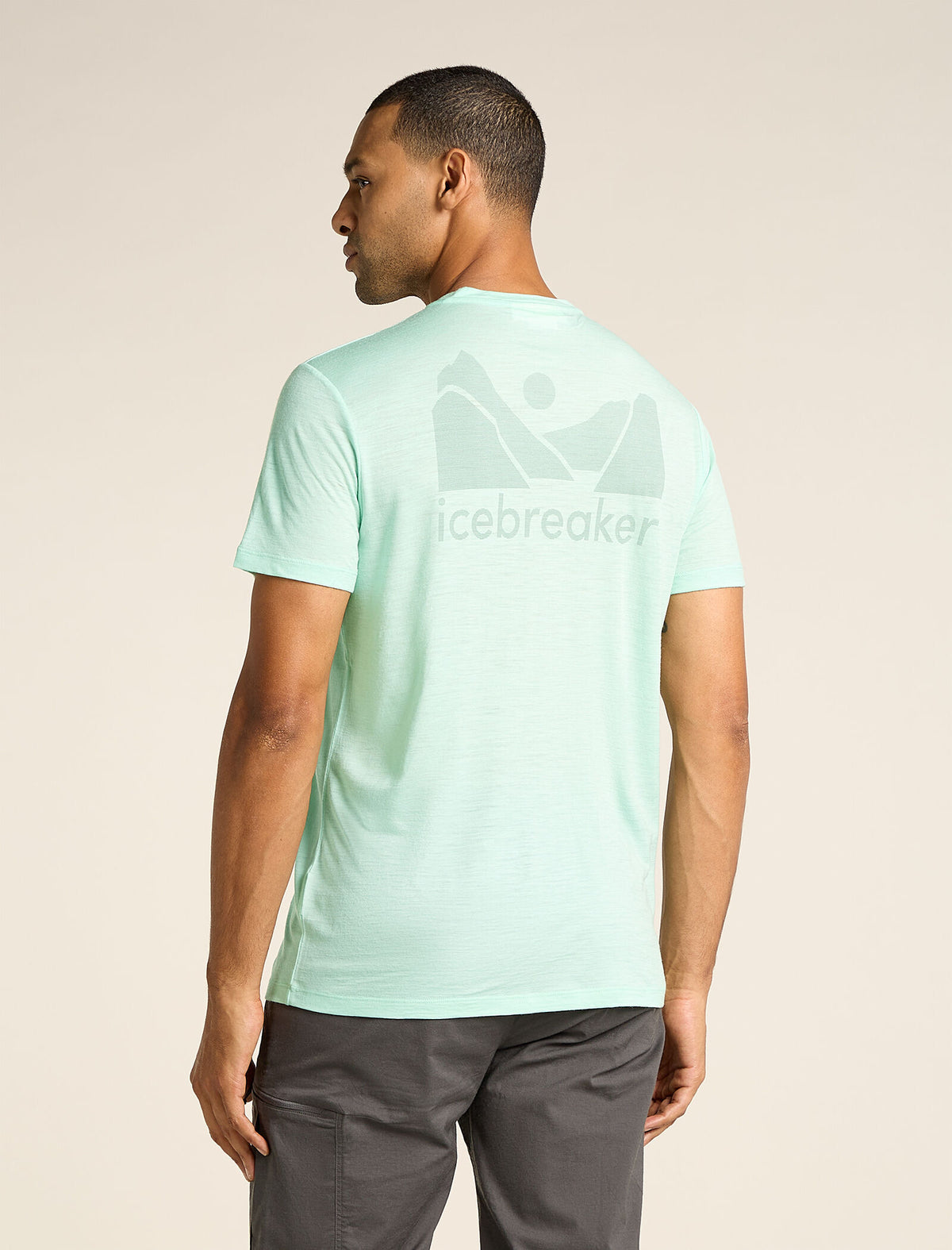 Men’s Merino 150 Tech Lite Short Sleeve T-Shirt Southern Shapes Mint - 2